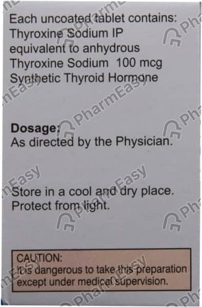 Thyrox 100mcg Bottle Of 100 Tablets