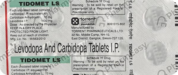 Tidomet Ls Strip Of 10 Tablets