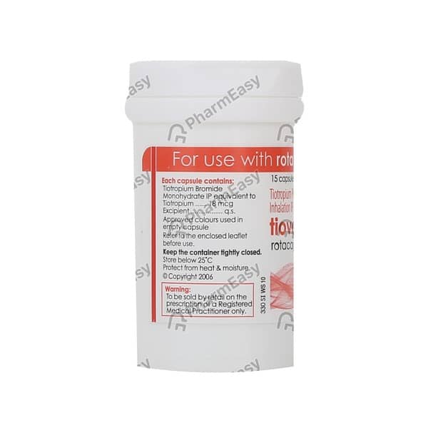 Tiova Rotacap Bottle Of 15 Inhalation Capsules