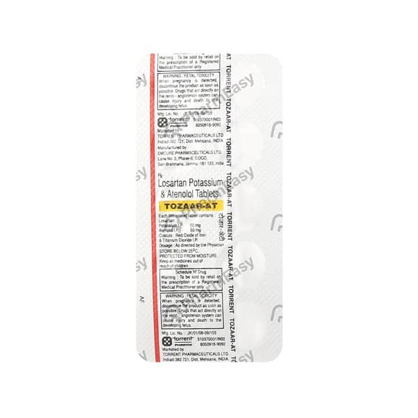 Tozaar At Strip Of 10 Tablets