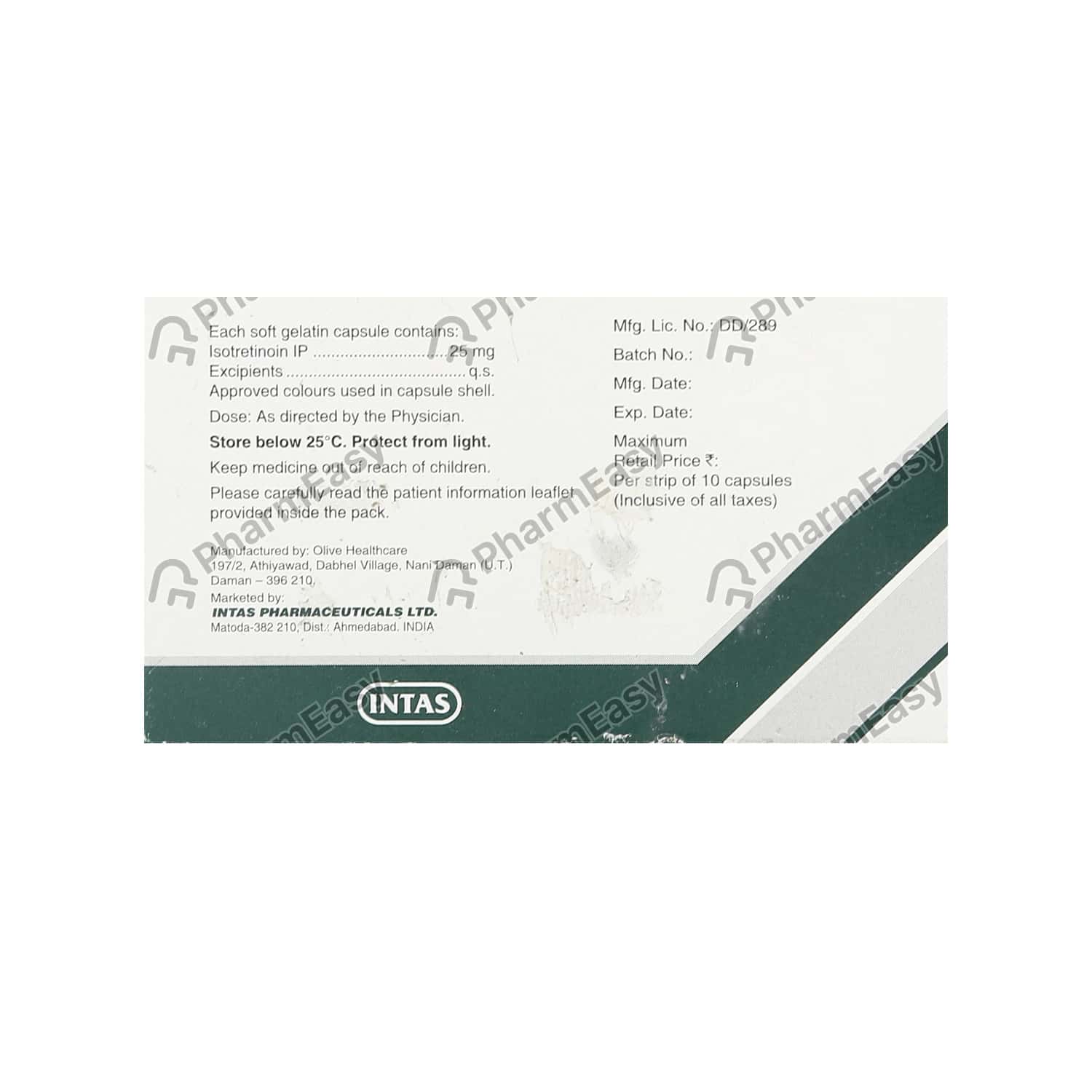 Isotretinoin 30mg Price