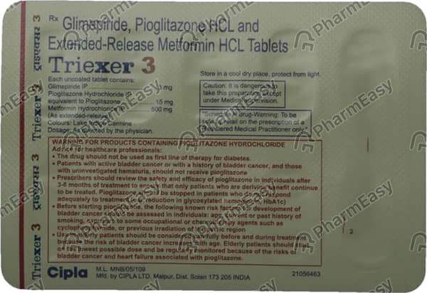 Triexer 3mg Tablet