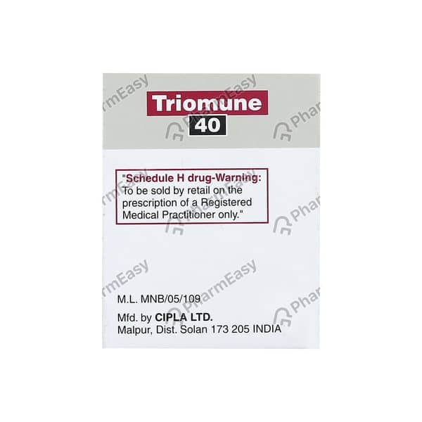 Triomune 40mg Tablet