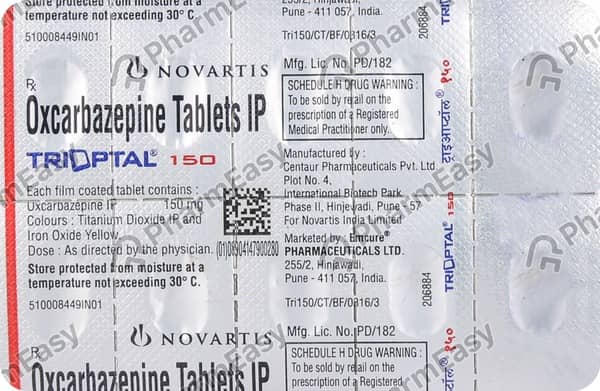Trioptal 150mg Strip Of 10 Tablets