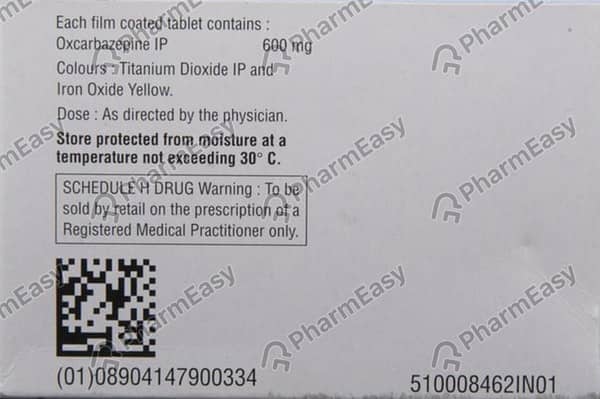 Trioptal 600mg Strip Of 10 Tablets