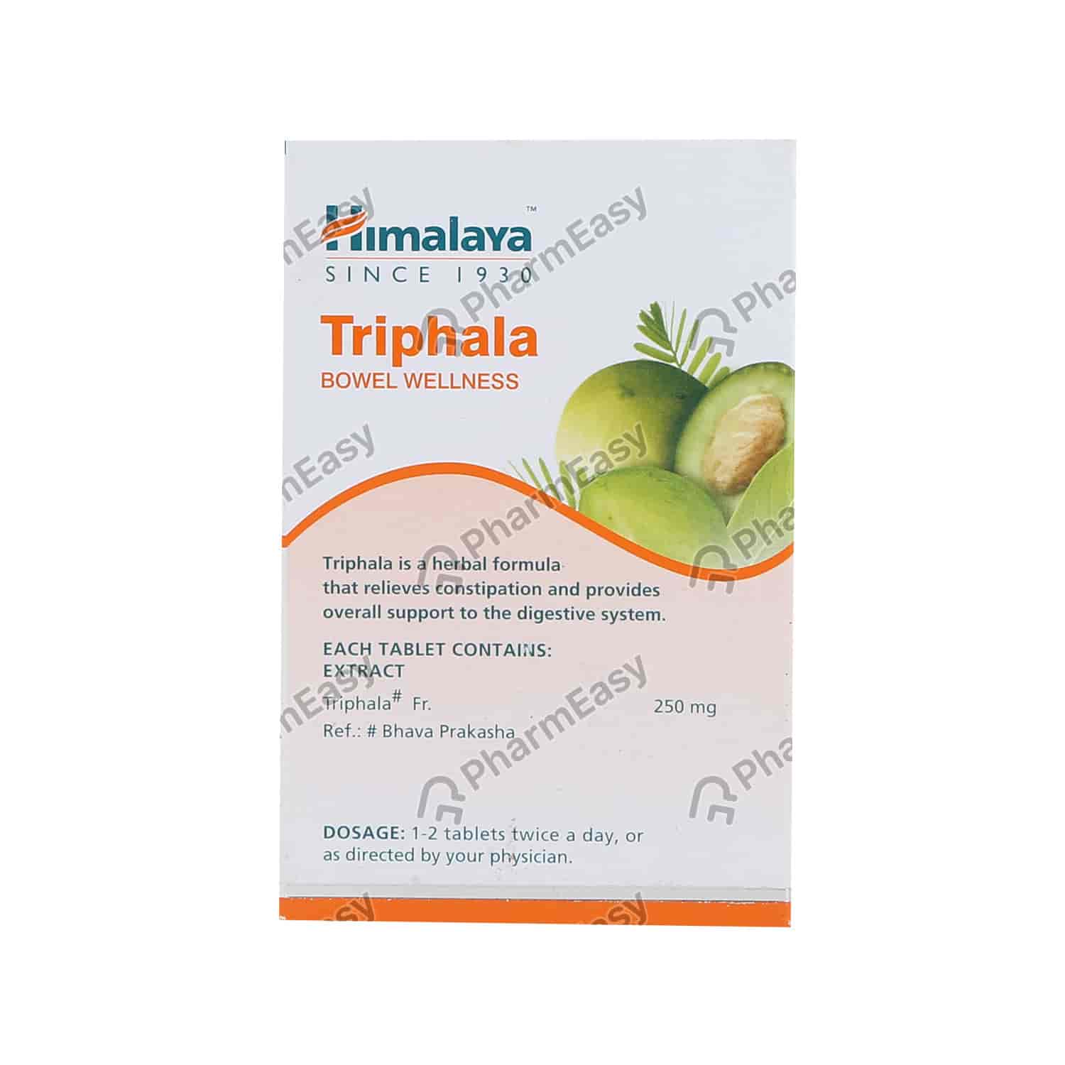 Buy Himalaya Wellness Pure Herbs Triphala (60 Tabs) Bowel Wellness Online at Flat 18 OFF