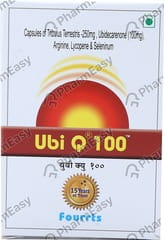 UBI Q 100MG STRIP OF 10 CAPSULES