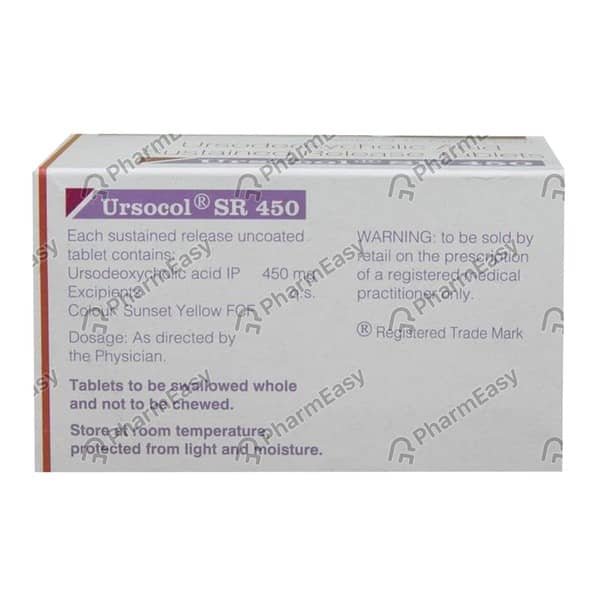 Ursocol Sr 450mg Strip Of 10 Tablets