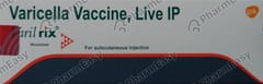 VARILRIX DRY VIAL OF 0.5ML POWDER FOR VACCINE