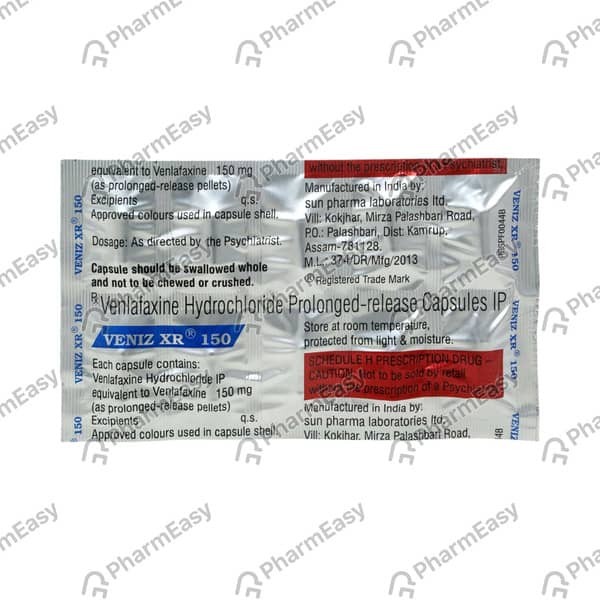 Veniz Xr 150mg Strip Of 10 Capsules