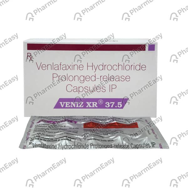 Veniz Xr 37.5mg Strip Of 10 Capsules
