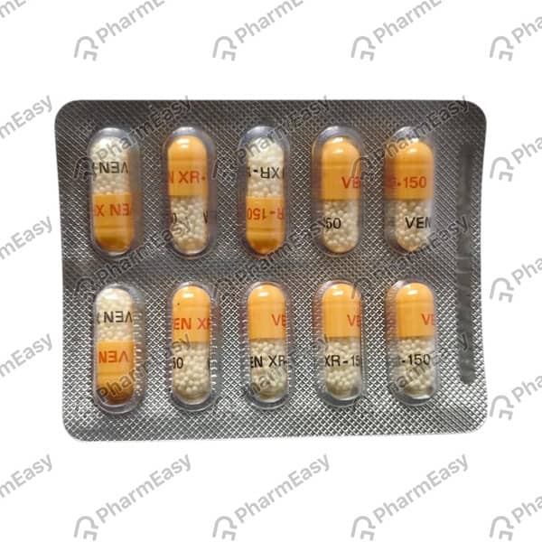 Venlor Xr 150mg Strip Of 10 Capsules