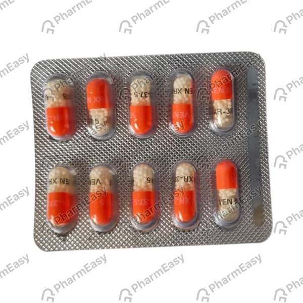 Venlor Xr 37.5mg Strip Of 10 Capsules