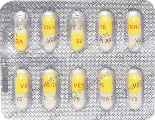 Venlor Xr 75mg Strip Of 10 Capsules