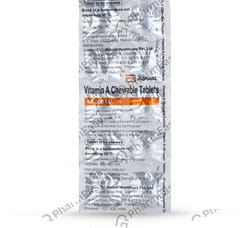 VITAMIN A 50000IU STRIP OF 10 CHEWABLE TABLETS (ABBOTT)