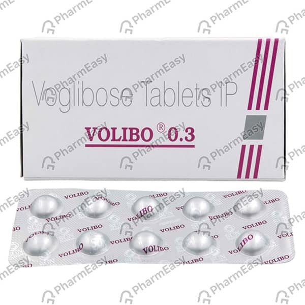 Volibo 0.3mg Strip Of 10 Tablets