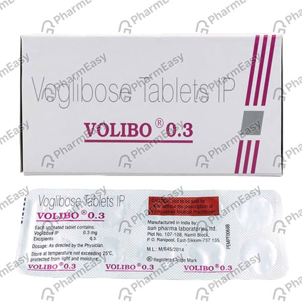 Volibo 0.3mg Strip Of 10 Tablets