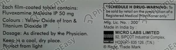 Voxamin 50mg Strip Of 10 Tablets