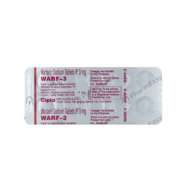 Warf 3mg Strip Of 10 Tablets