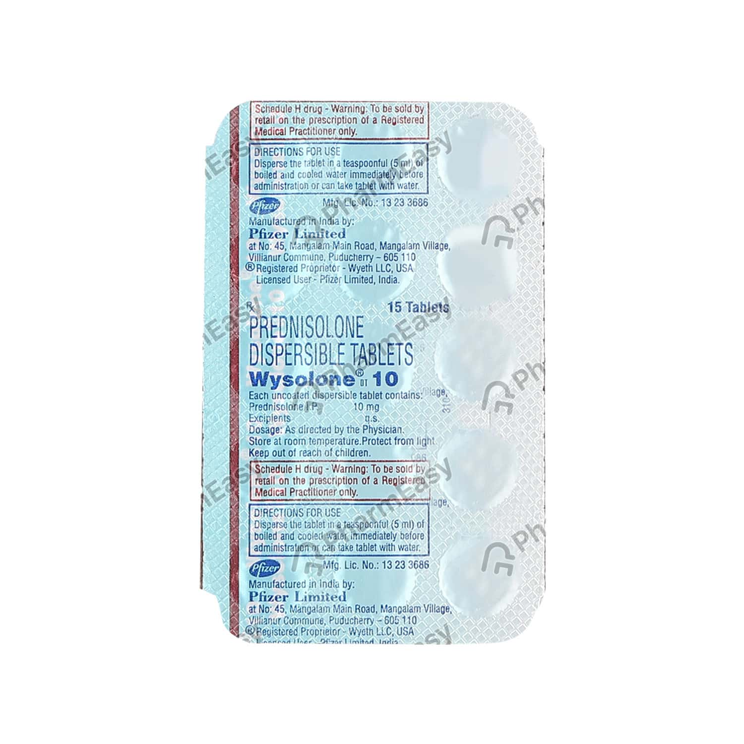 Wysolone Dt 10 Mg Tablet 15 Uses Side Effects Dosage Composition Price Pharmeasy