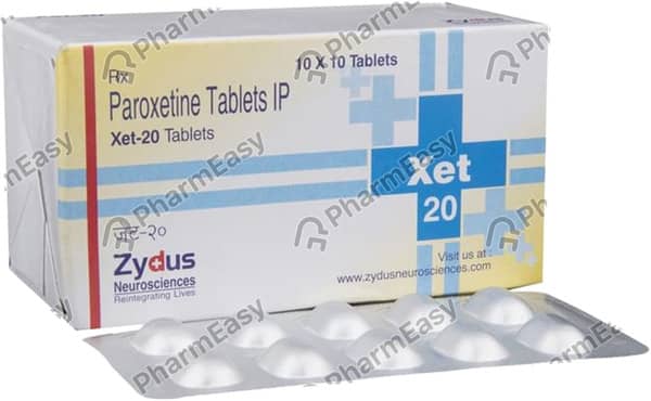 Xet 20mg Strip Of 10 Tablets