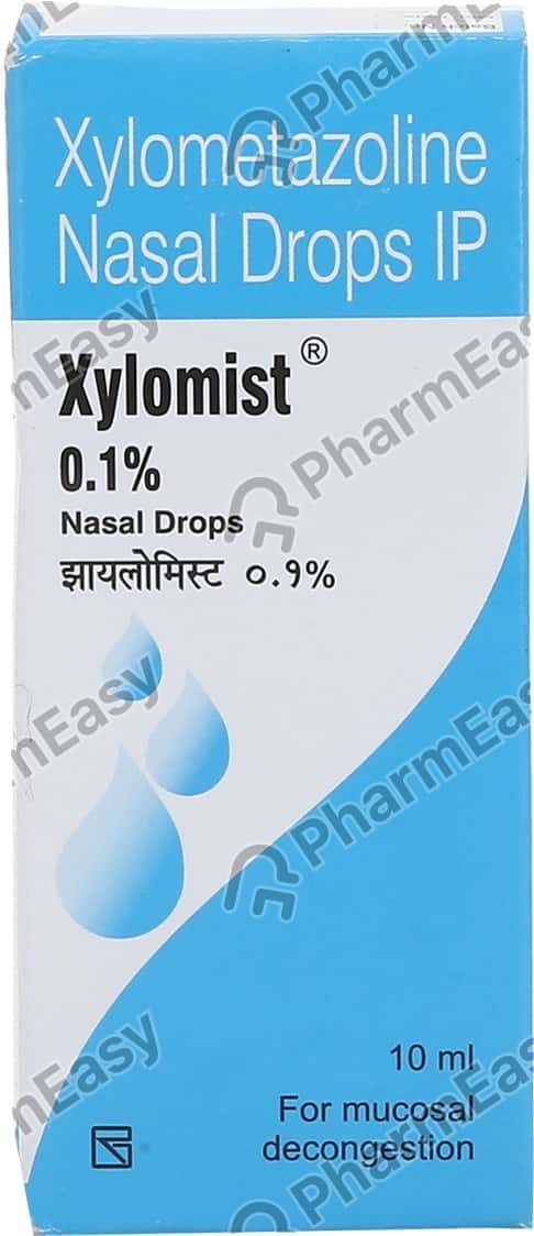 Xylomist 0.1% Nasal Drops 10ml