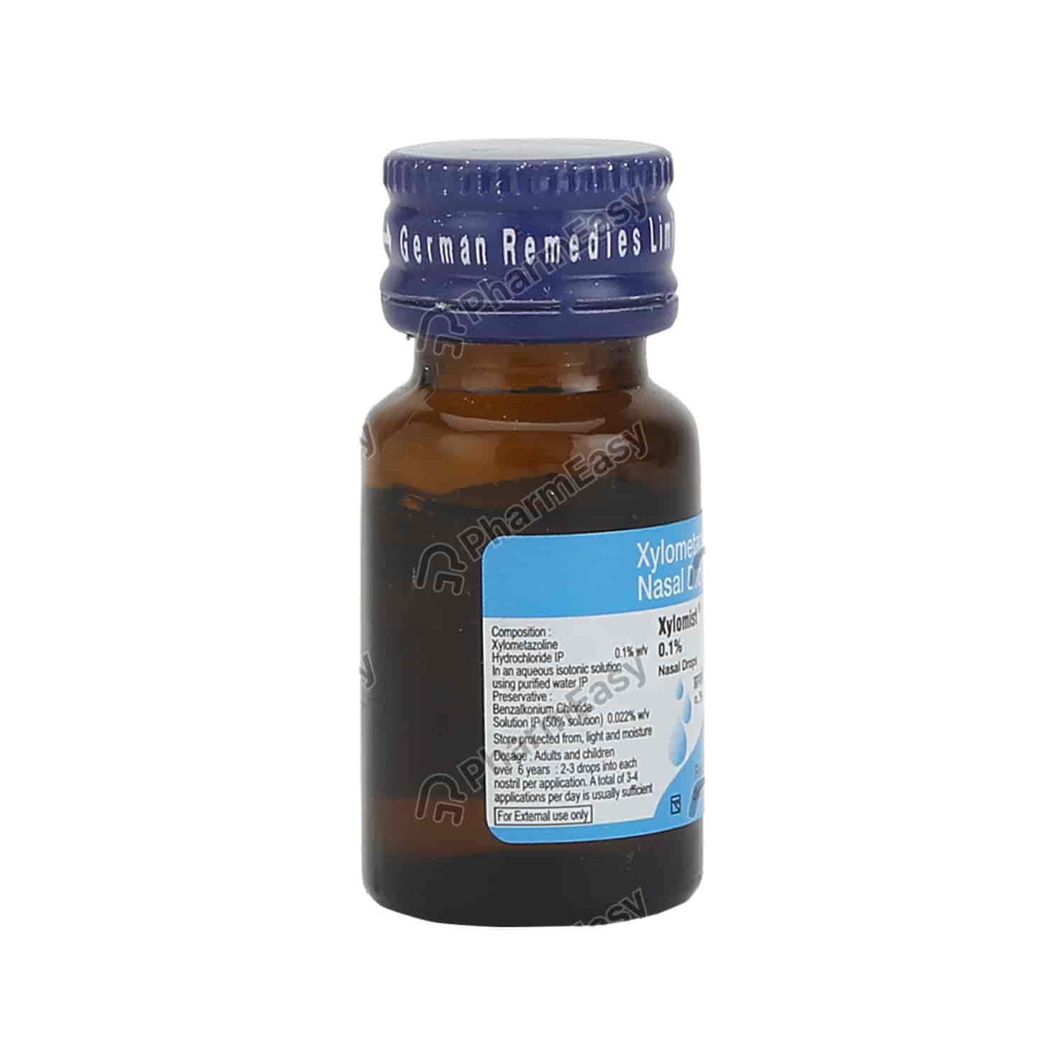 Buy Xylomist 0.1 Nasal Drops 10ml Online at Flat 18 OFF* PharmEasy