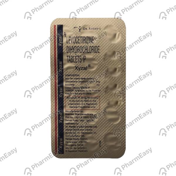 Xyzal 5mg Strip Of 10 Tablets