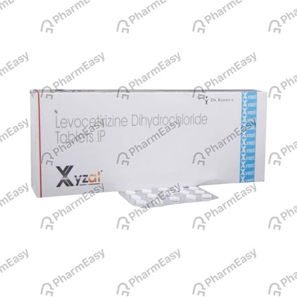 Xyzal 5mg Strip Of 10 Tablets