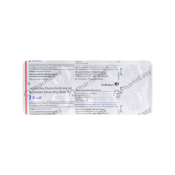 Xyzal M Strip Of 10 Tablets