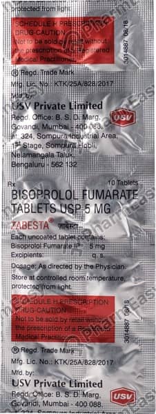 Zabesta 5Mg Strip Of 10 Tablets