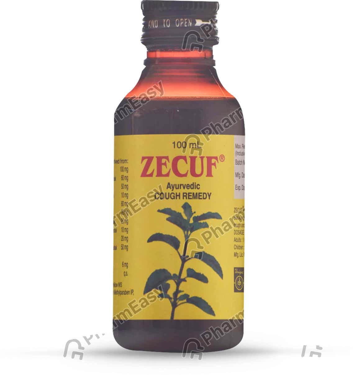 Zecuf Cough Bottle Of 100ml Syrup