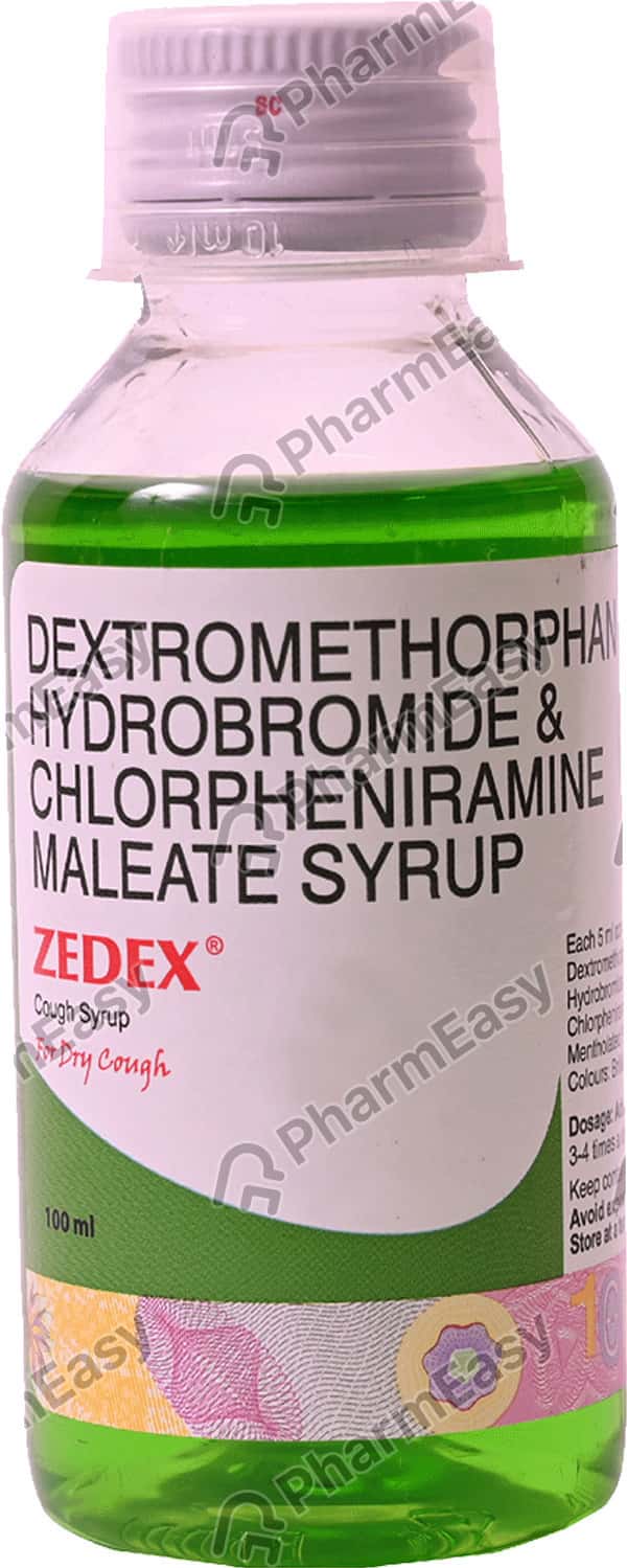 Zedex Bottle Of 100ml Cough Syrup Uses, Side Effects, Price & Dosage