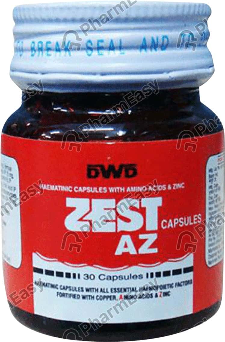 Zest Az Bottle Of 30 Capsules