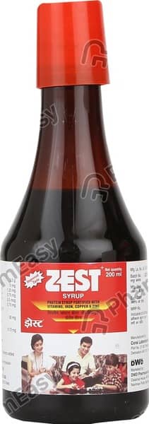 Zest Bottle Of 200ml Syrup