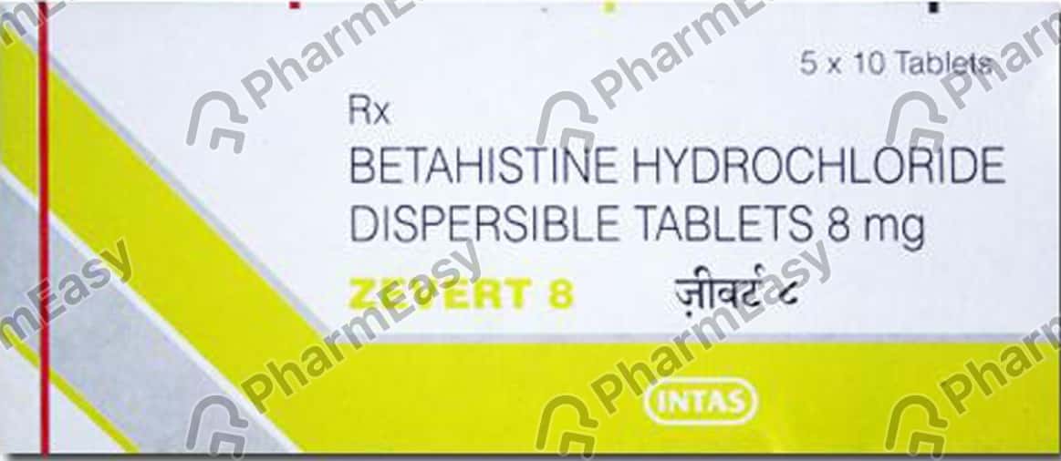 Zevert Dt 8 MG Tablet (10): Uses, Side Effects, Price & Dosage | PharmEasy