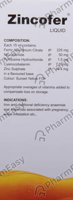 Zincofer Bottle Of 200ml Oral Liquid