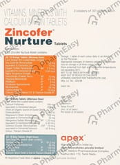 ZINCOFER NURTURE STRIP OF 30 TABLETS