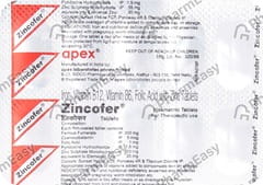 ZINCOFER STRIP OF 10 TABLETS