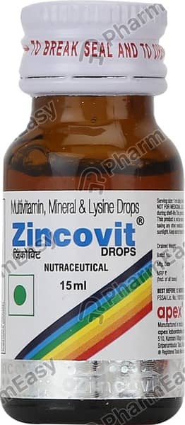Zincovit Bottle Of 15Ml Drops