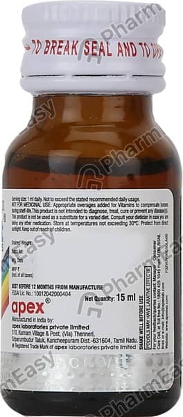 Zincovit Bottle Of 15Ml Drops