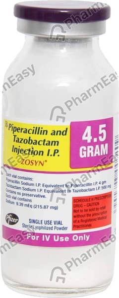 Zosyn 4.5gm Dry Vial Of 1 Powder For Injection