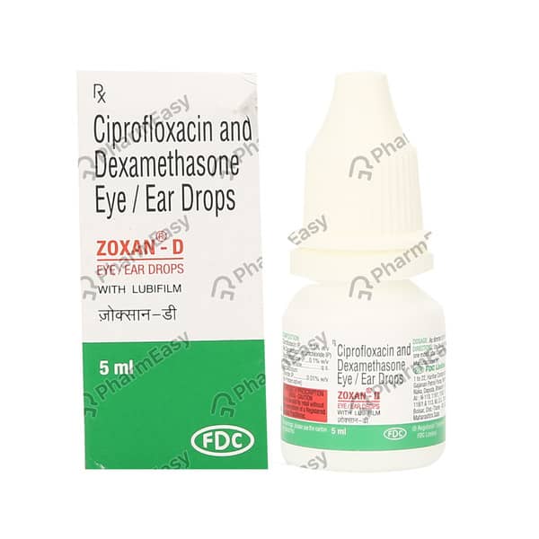 Zoxan D Eye/Ear Drops 5ml