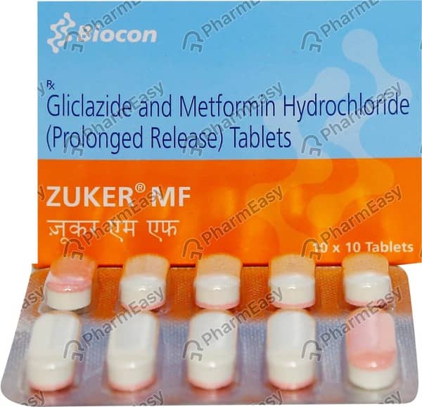 Zuker Mf Strip Of 10 Tablets