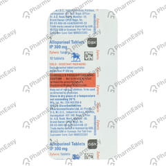 ZYLORIC 300MG STRIP OF 10 TABLETS
