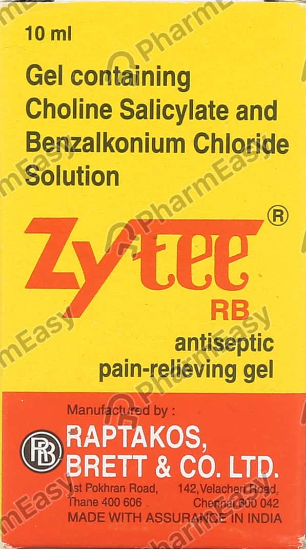 Zytee Rb Bottle Of 10ml Mouth Gel