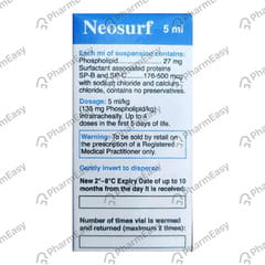 NEOSURF VIAL OF 5ML SUSPENSION