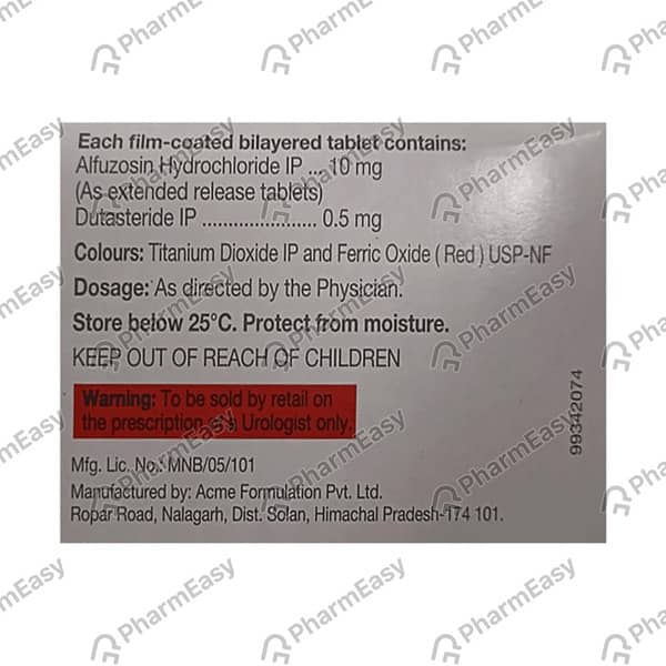 Alfusin D Strip Of 10 Tablets