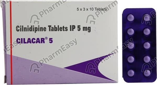 सिलाकर 5एमजी 10 टैबलेट्स की स्ट्रिप