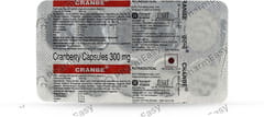 CRANBE 300MG STRIP OF 10 CAPSULES